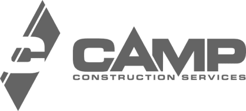 camp construction services logo