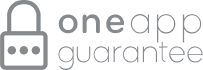 Oneapp guarantee logo